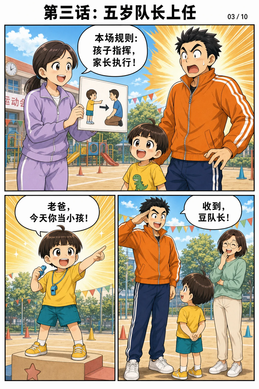 老爸，今天你当小孩！，第3张